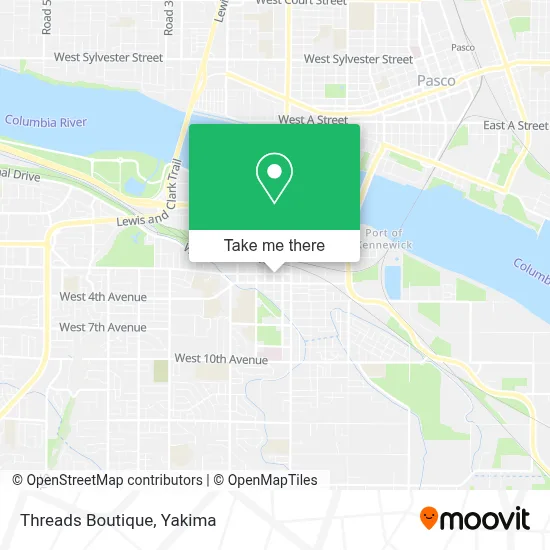 Threads Boutique map
