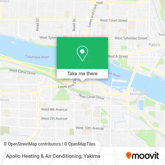 Apollo Heating & Air Conditioning map
