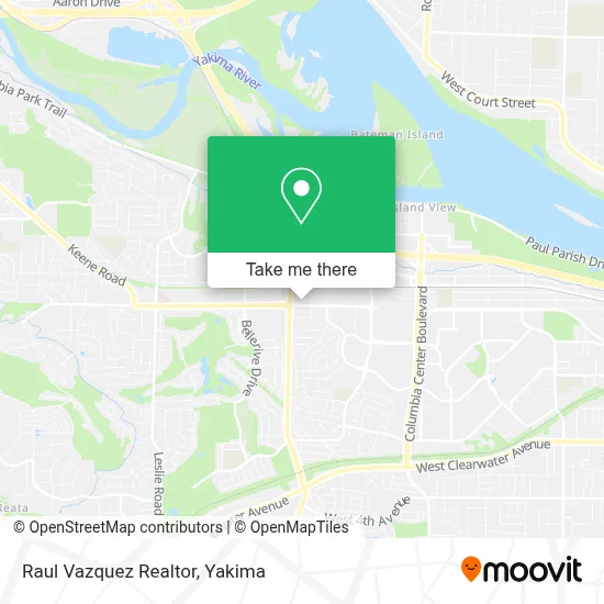 Raul Vazquez Realtor map