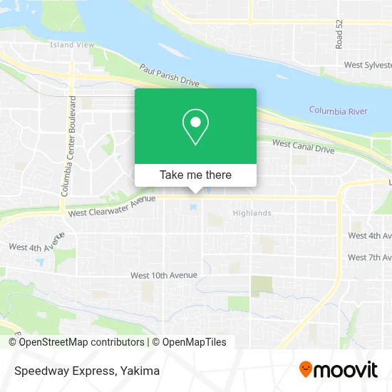 Speedway Express map