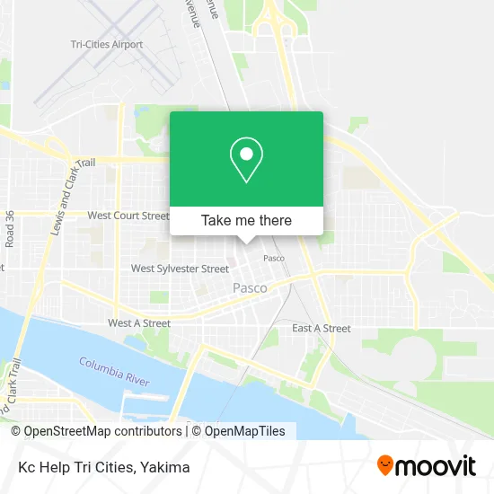 Kc Help Tri Cities map