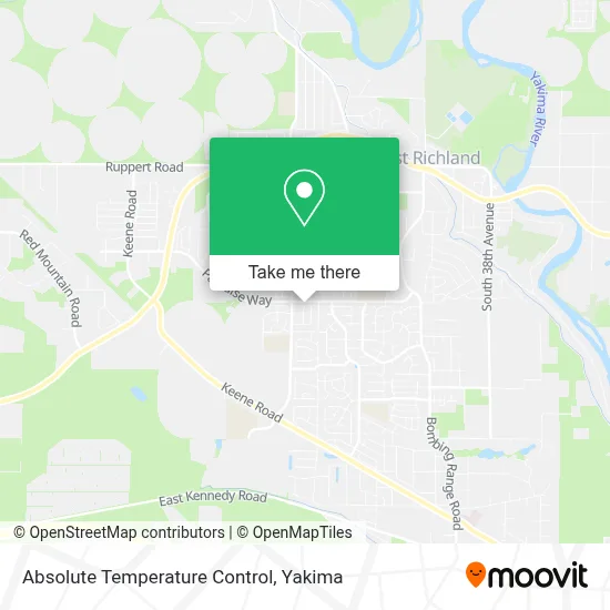 Absolute Temperature Control map
