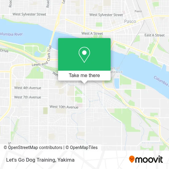 Let's Go Dog Training map