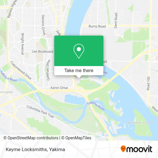 Keyme Locksmiths map