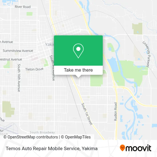 Temos Auto Repair Mobile Service map