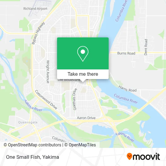 One Small Fish map