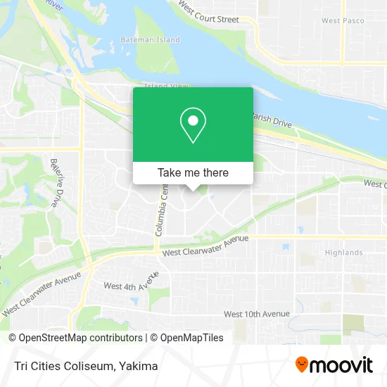 Tri Cities Coliseum map