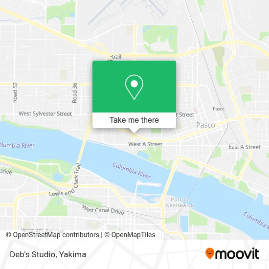 Deb's Studio map
