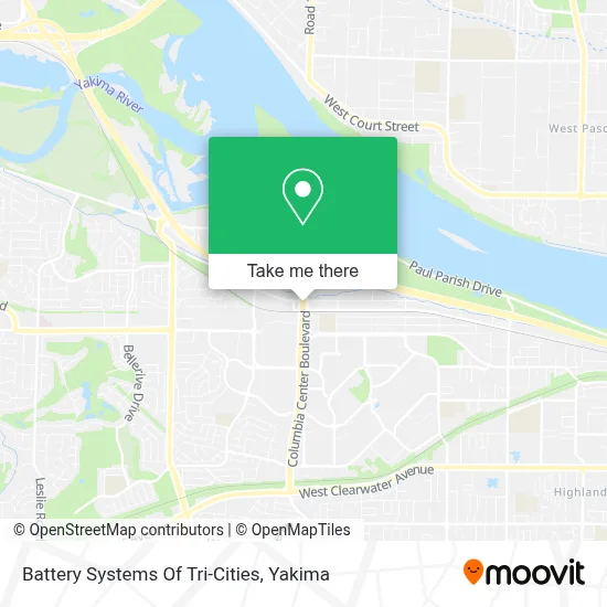 Battery Systems Of Tri-Cities map
