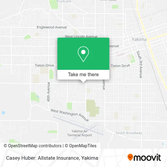 Casey Huber: Allstate Insurance map