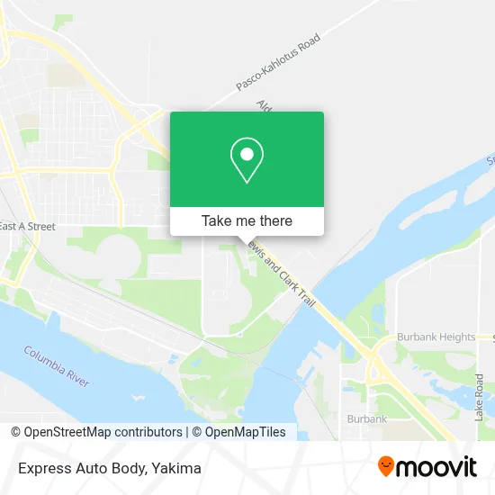 Express Auto Body map
