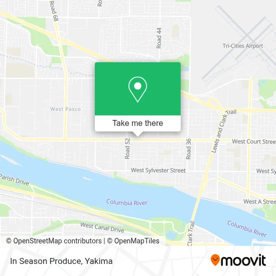 In Season Produce map