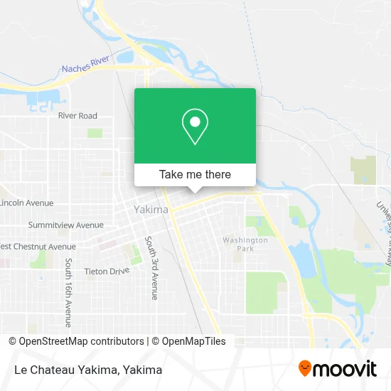 Le Chateau Yakima map