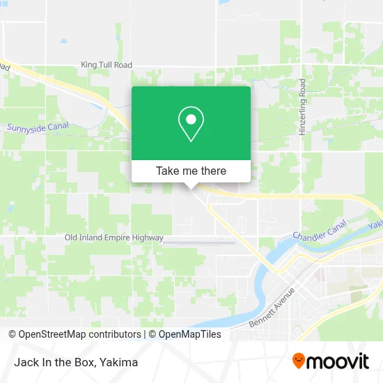 Jack In the Box map