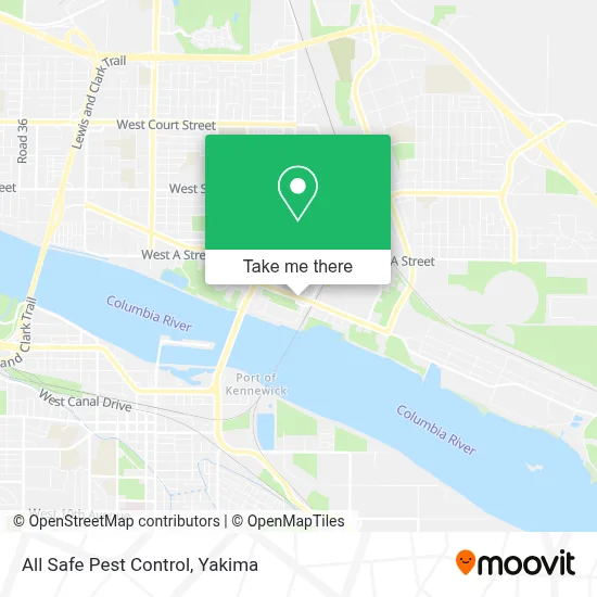 All Safe Pest Control map