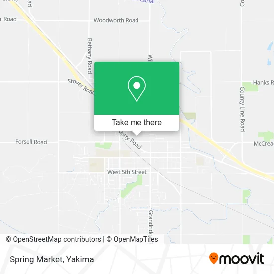Spring Market map