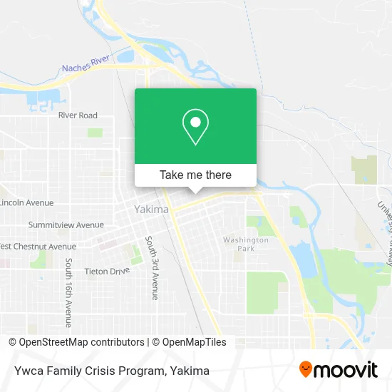 Ywca Family Crisis Program map