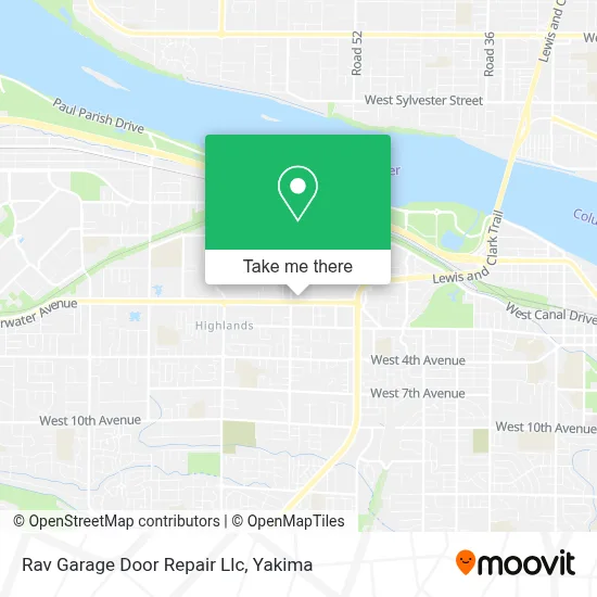 Rav Garage Door Repair Llc map