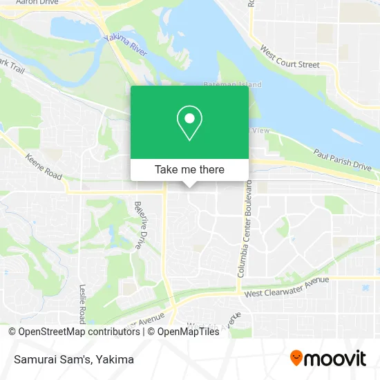 Samurai Sam's map