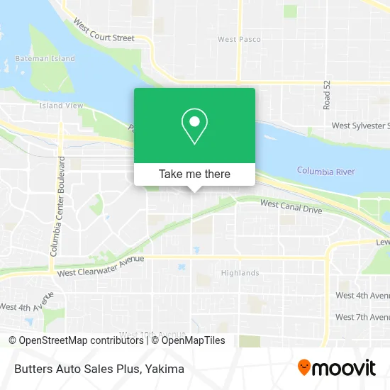 Butters Auto Sales Plus map