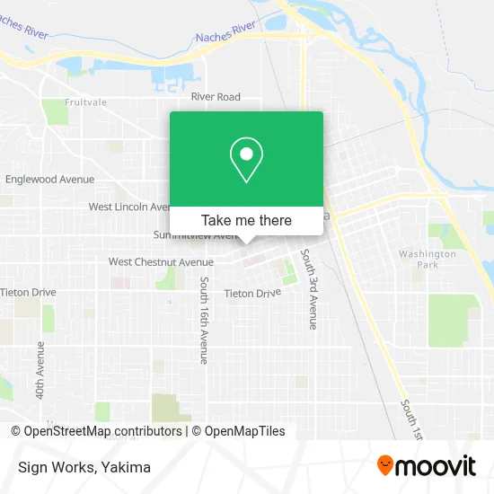 Sign Works map