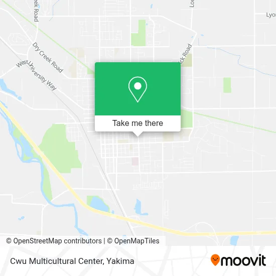 Cwu Multicultural Center map