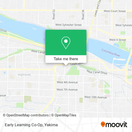 Early Learning Co-Op map
