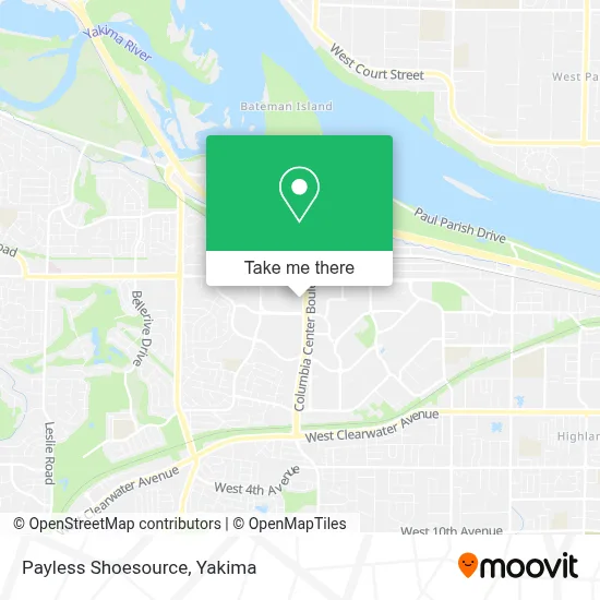 Payless Shoesource map