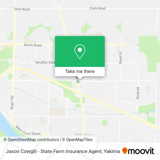Jason Cowgill - State Farm Insurance Agent map