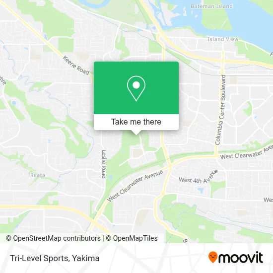Tri-Level Sports map