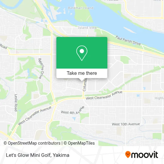 Let's Glow Mini Golf map
