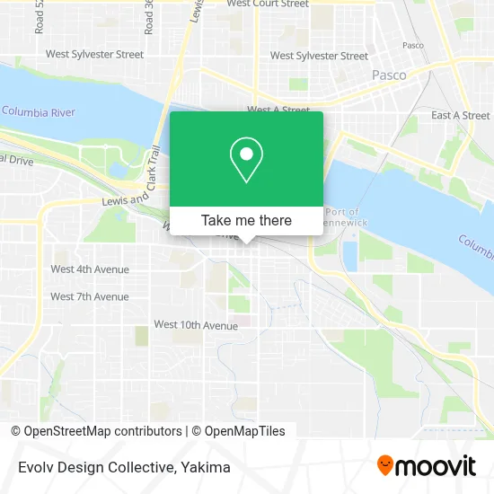 Evolv Design Collective map