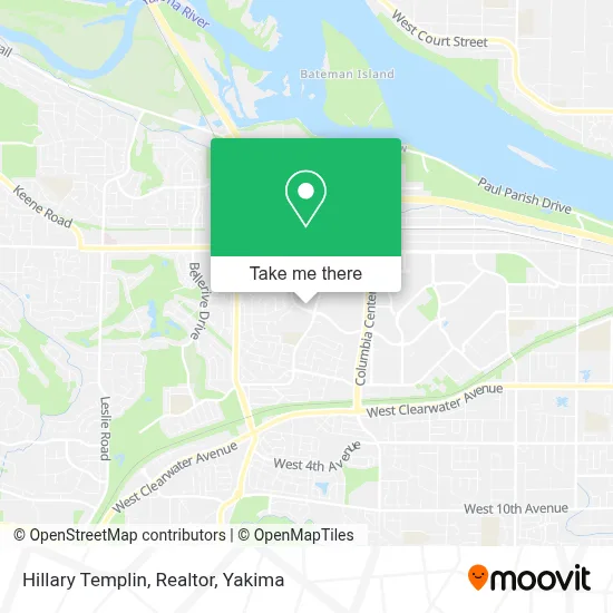 Hillary Templin, Realtor map