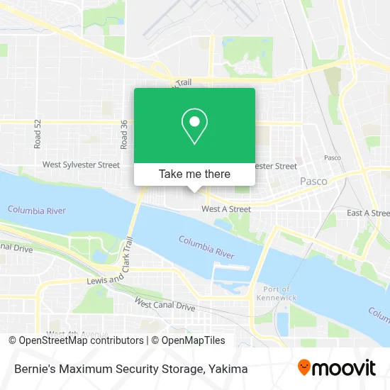 Bernie's Maximum Security Storage map