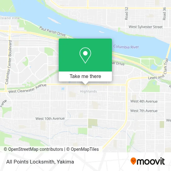 All Points Locksmith map