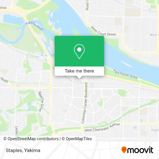 Staples map