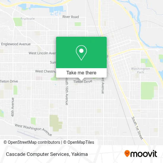 Cascade Computer Services map