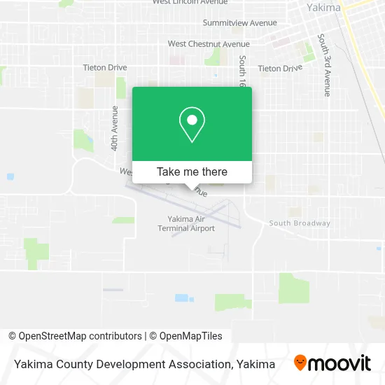 Yakima County Development Association map