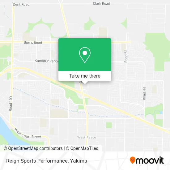 Reign Sports Performance map