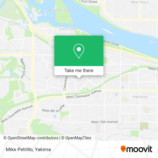 Mike Petrillo map