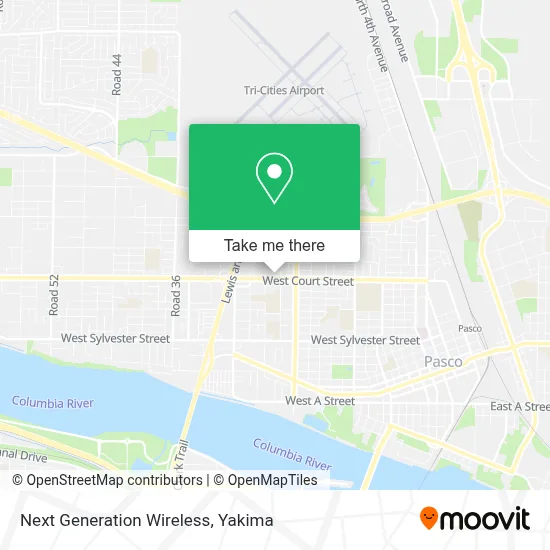 Next Generation Wireless map