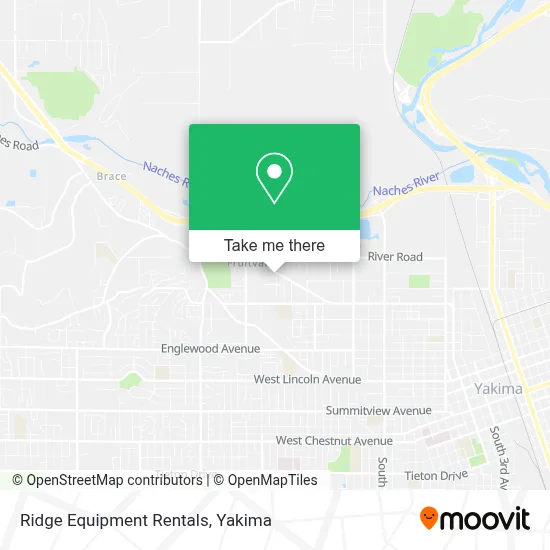 Ridge Equipment Rentals map