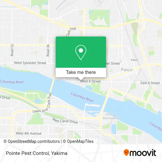 Pointe Pest Control map