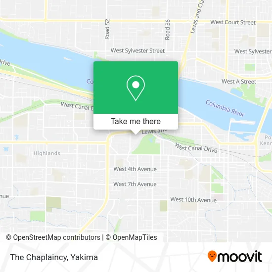 The Chaplaincy map