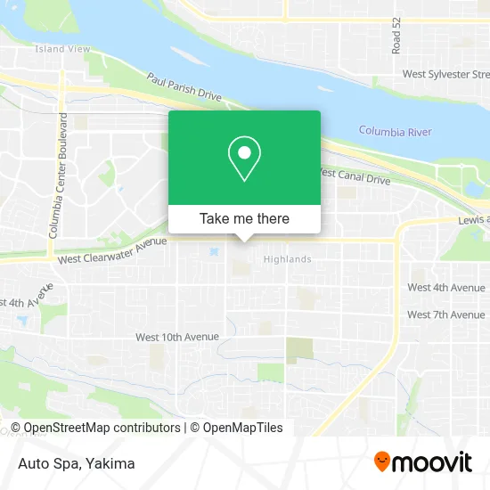 Auto Spa map