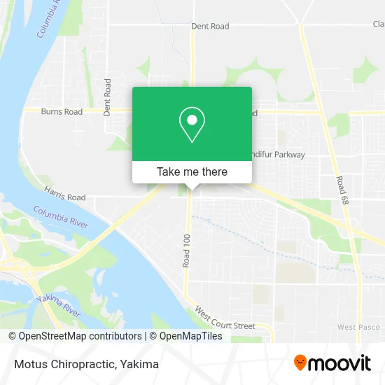 Motus Chiropractic map