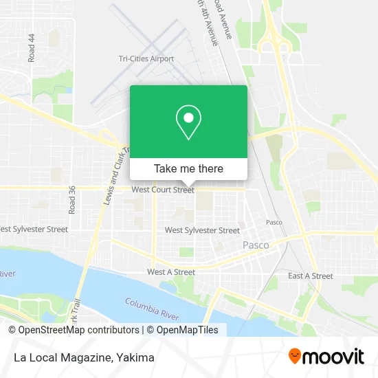 La Local Magazine map