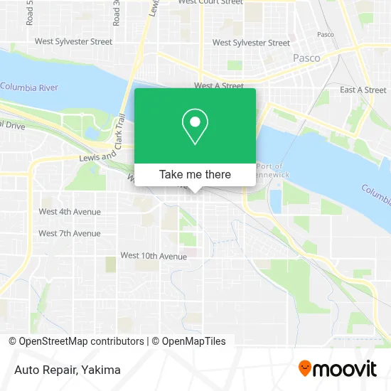 Auto Repair map