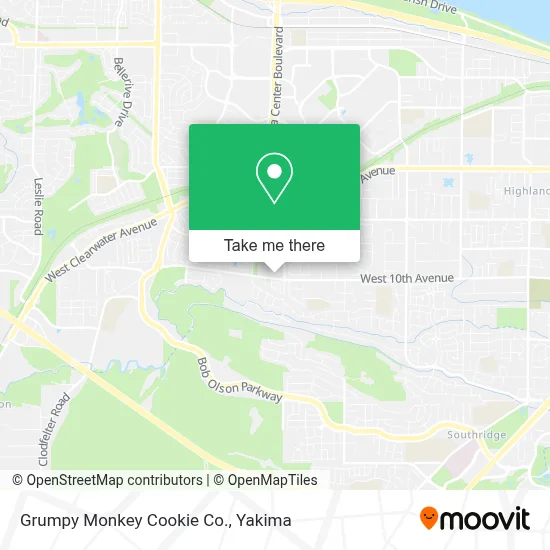 Grumpy Monkey Cookie Co. map