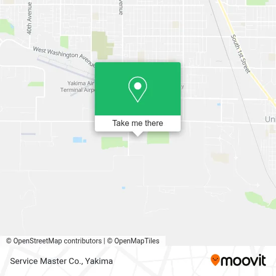 Service Master Co. map